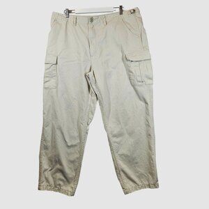 Cabela's Cargo Pants Mens 42 Tan Work Gorpcore Hiking Outdoor Fishing camping